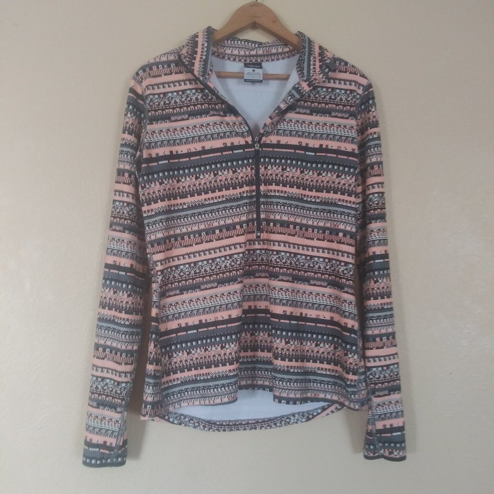 Nike Pro Dri-Fit Multi-color Athletic Jacket Women's Large